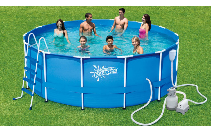 Бассейн каркасный 427х132см Summer Escapes Р20-1452-S Бассейн каркасный 427х132см Summer Escapes Р20-1452-S